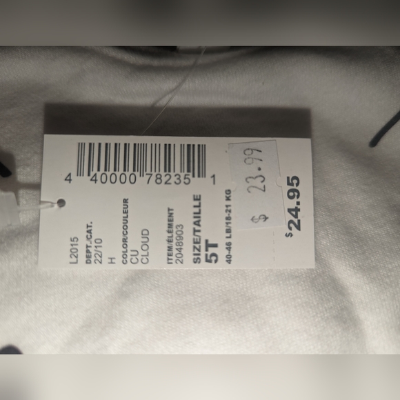 Children's Place Size 5T Cat with Bow Sweatshirt NWT - Picture 3 of 5